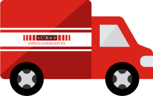 SUB60 Express Courier Service van icon