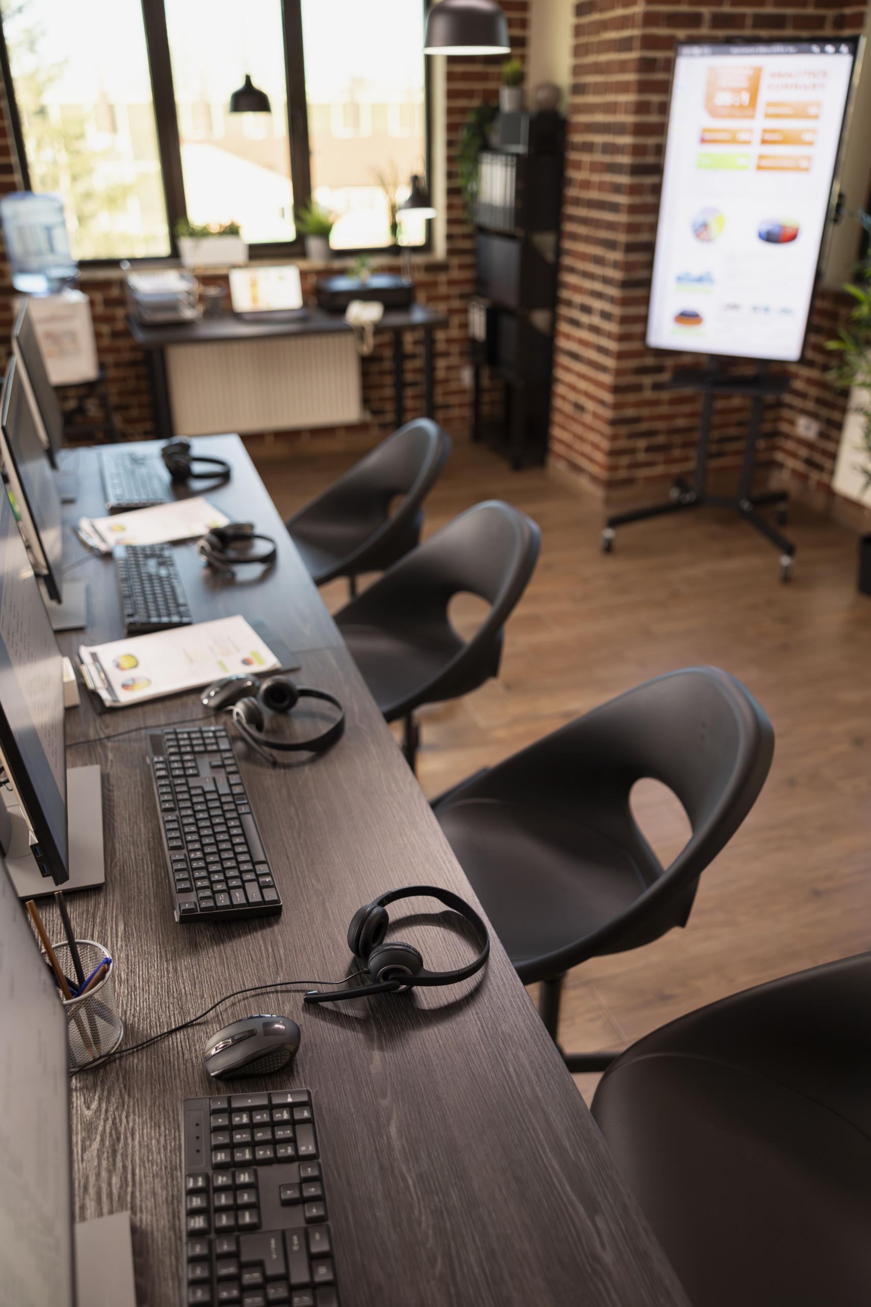 Modern office with nobody present